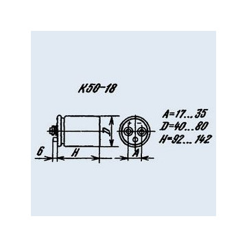 К53-18 6.8 мкф 40 в