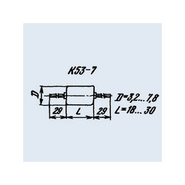 К53-7 0.47 мкф 30 в