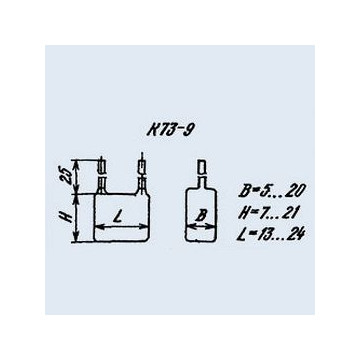 К73-9 1000 пф 100 в