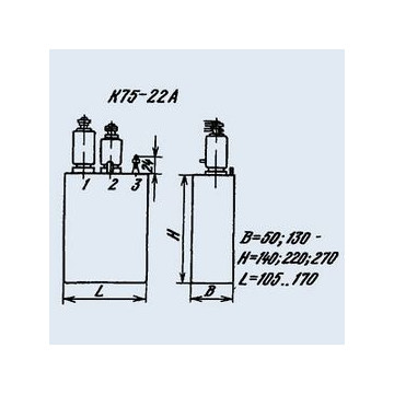 К75-22А 0.1 мкф 25 кВ