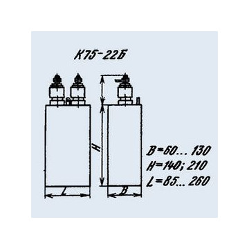 К75-22Б 0.1 мкф 40 кВ