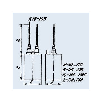 К75-29Б 0.1 мкФ 25 кВ