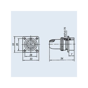 МР1-102-5В розетка